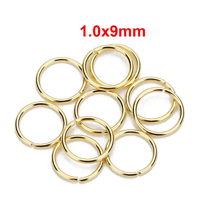 Louleur Hohe Qualität Edelstahl Offenen Jump Ring Runde Gold Farbe Split Ringe Für Diy Schmuck Machen Erkenntnisse Großhandel