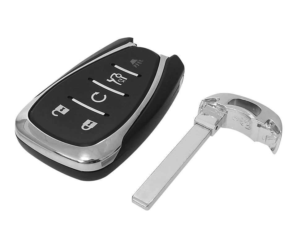 XNRKEY 2/3/4/5B Car Remote Key Shell for Chevrolet Camaro Equinox Cruze Malibu Spark 2016+ Replace Keyless Card Key Case Cover