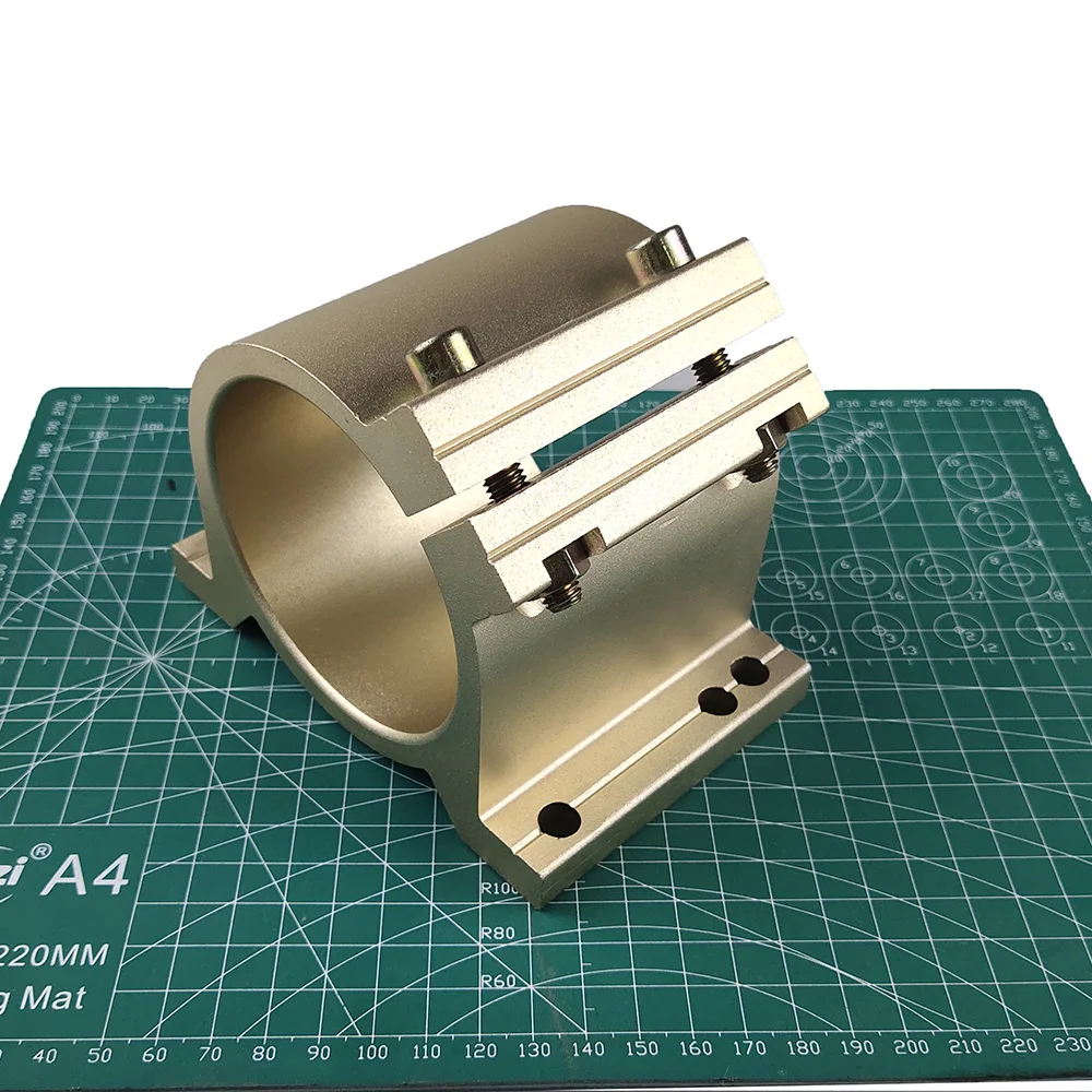 CNC spindle fixture  80MM mounting bracket CNC spindle motor fixture 0.8KW 1.5KW milling cutter engraving machine