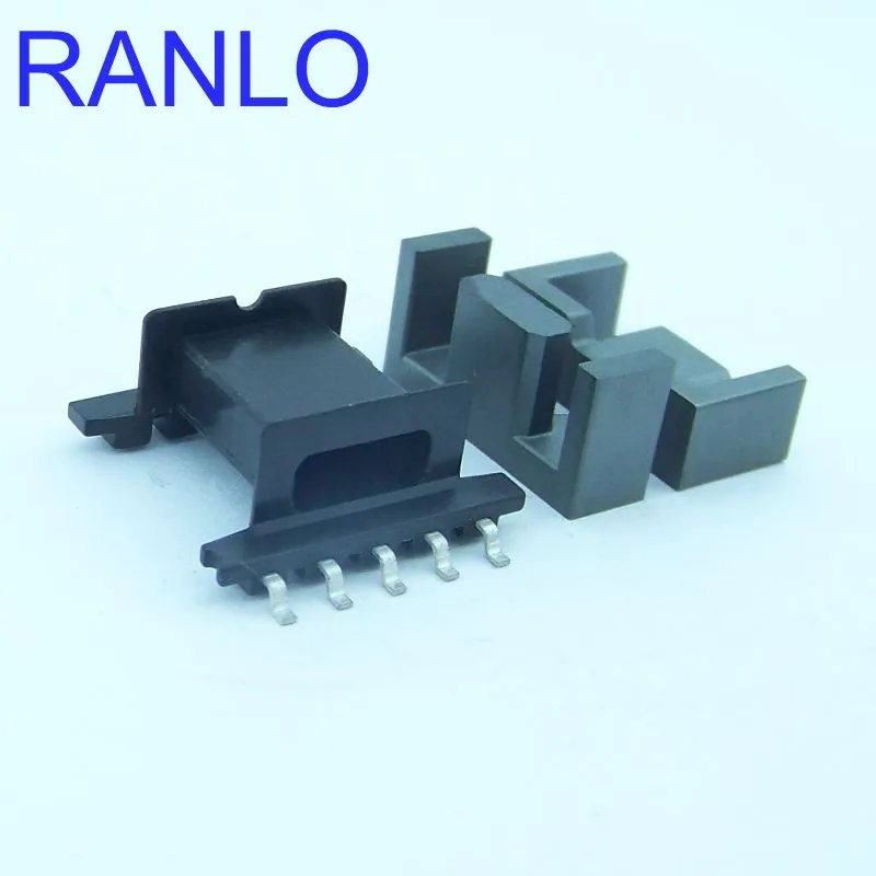 RANLO EFD25 SMD 10pin Transoform Frame Bobbin PC40 Ferrite Core AL: 2240+/-25% Ae: 56.39