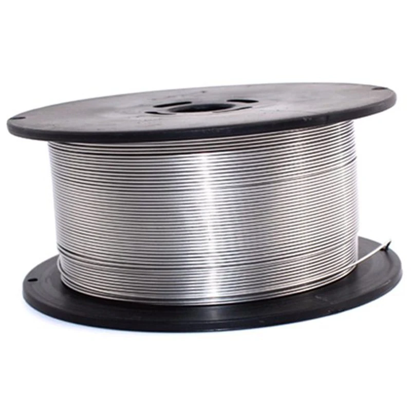 Aço inoxidável Gasless Mig solda fios, Solid Cored acessórios para equipamentos químicos, Dia, E71T-1C, 500G, 1.0mm