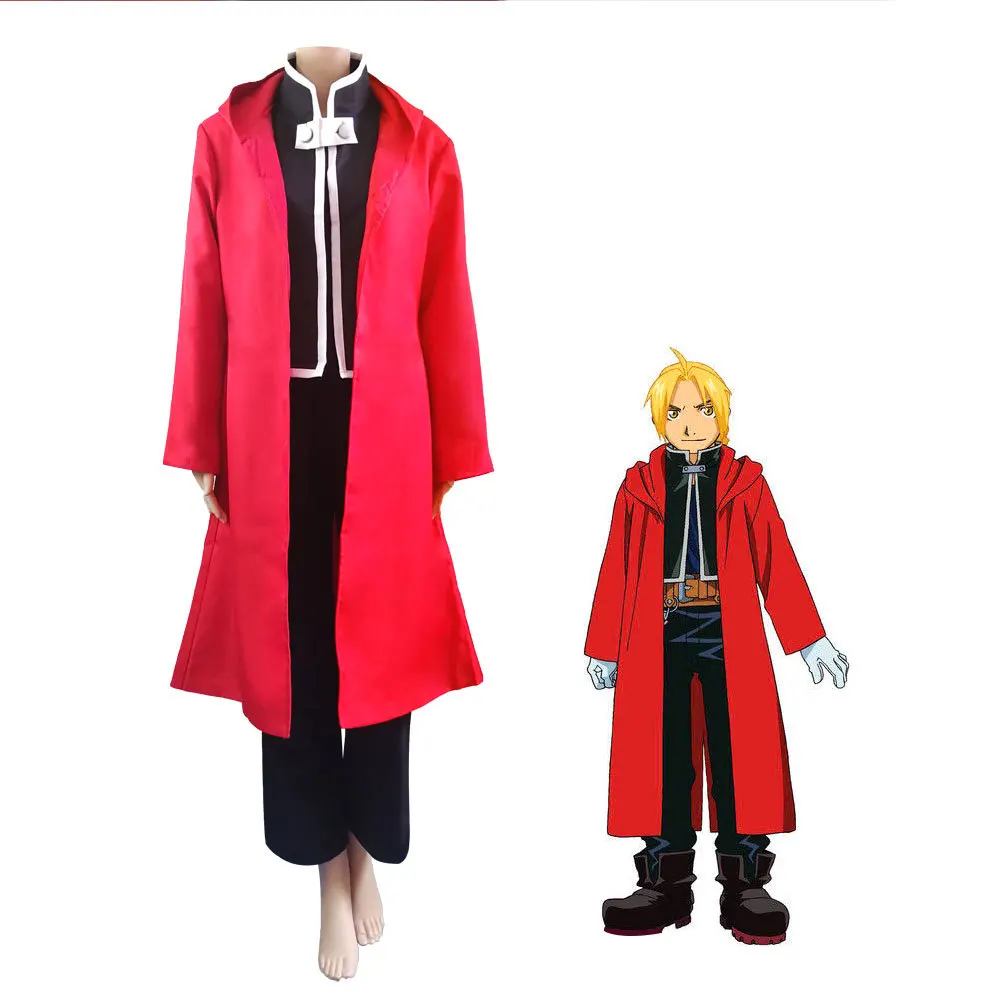 Anime Full Metal Alchemist Cos - Fullmetal Alchemist Coat のレビューと価格