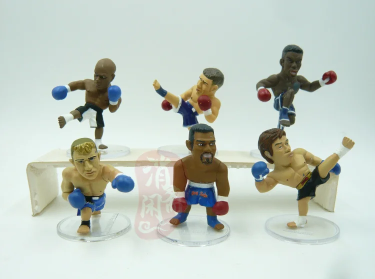 

pvc figure model toy wrestler 6pcs/set