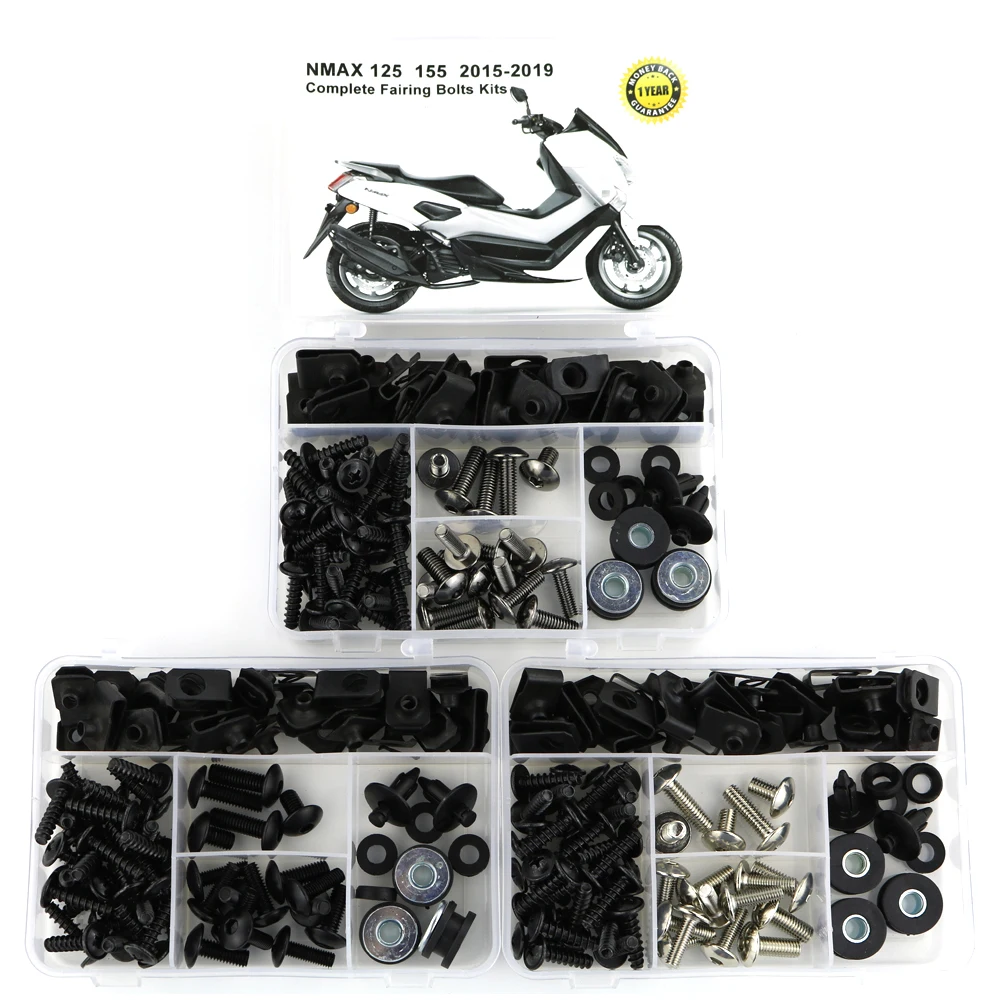 

For Yamaha NMAX 125 NMAX155 2015-2020 2021 2022 2023 2024 Motorcycle Complete Full Fairing Bolts Kit Fairing Clips Speed Nuts