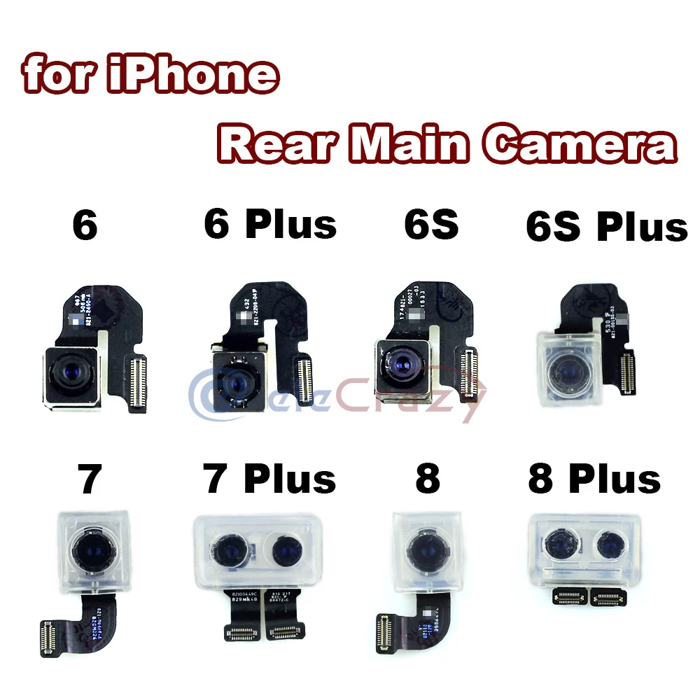 Original Back Main Rear Camera Module for iPhone 6 Plus Flex Cable Ribbon 100% Tested