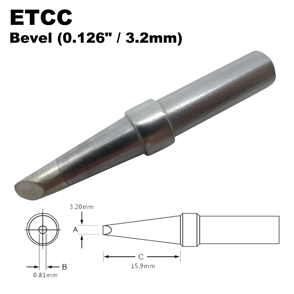 5 PCS WELLER Soldering Tip ETA ETB ETBB ETC ETCC for WES51 WESD51 WE1010NA WE1010  WE1010EU WTL1000S-0 PES51 PES50 LR21 LR20