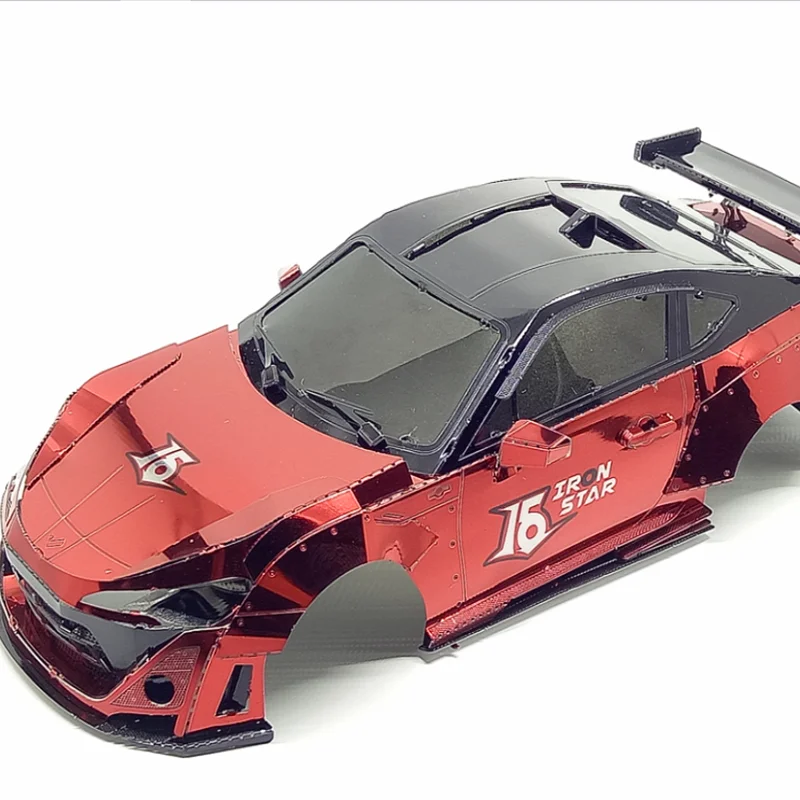 金属ボディシェル,98mm,1/28 rc,車用,MINI-Q,プラスチック,rocket bunny gt86グリーン,アップグレードMINI-D