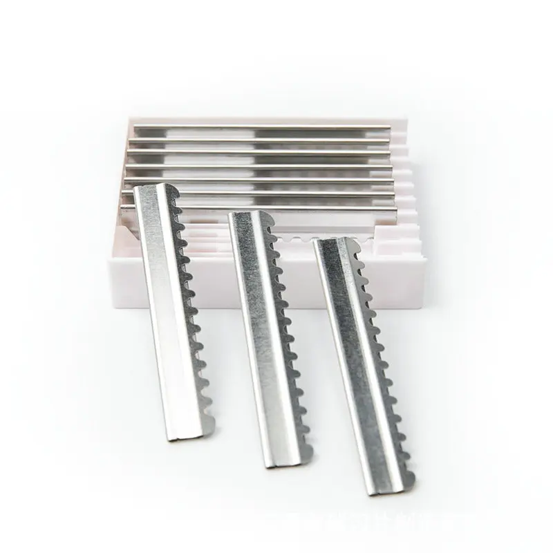 10PCS/100PCS Stainless Steel Hairdressing Hair Shaper RazorBlades, Styling Feather Blades