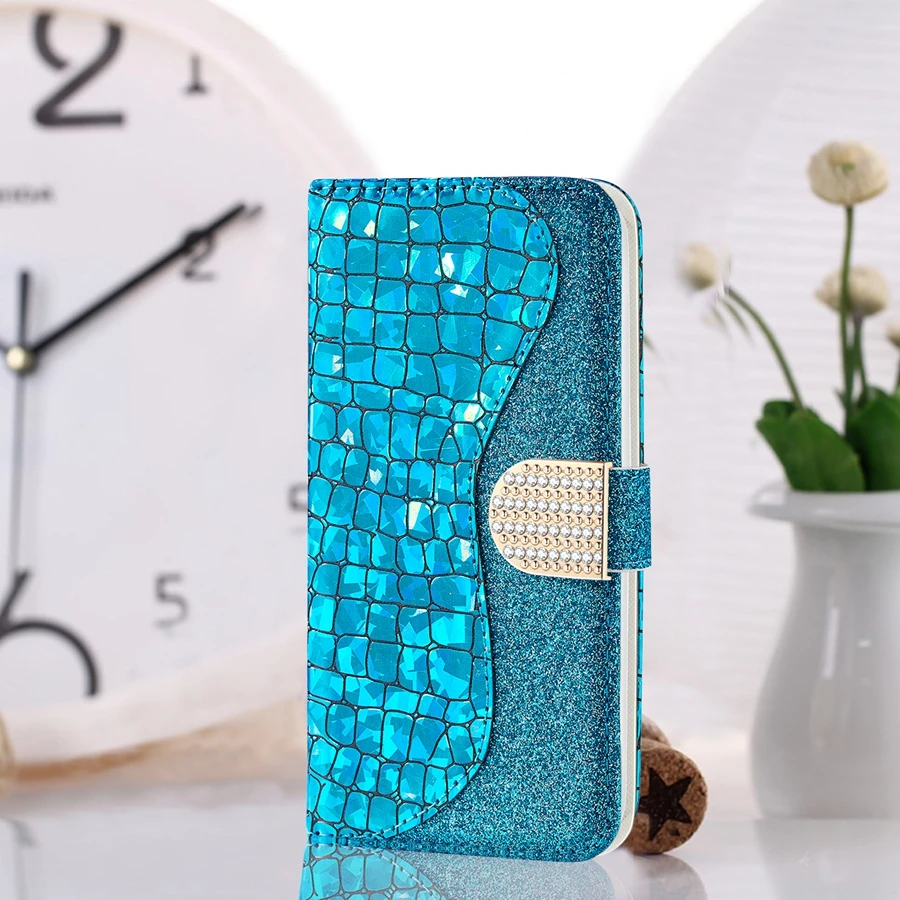 Wallet Flash Powder Flip Leather Case For Xiaomi Redmi Note 12S 12 Pro 11S 11 Pro 10S 10 Pro 8 Pro 7 6 Pro 5A Redmi 10C 6 5A