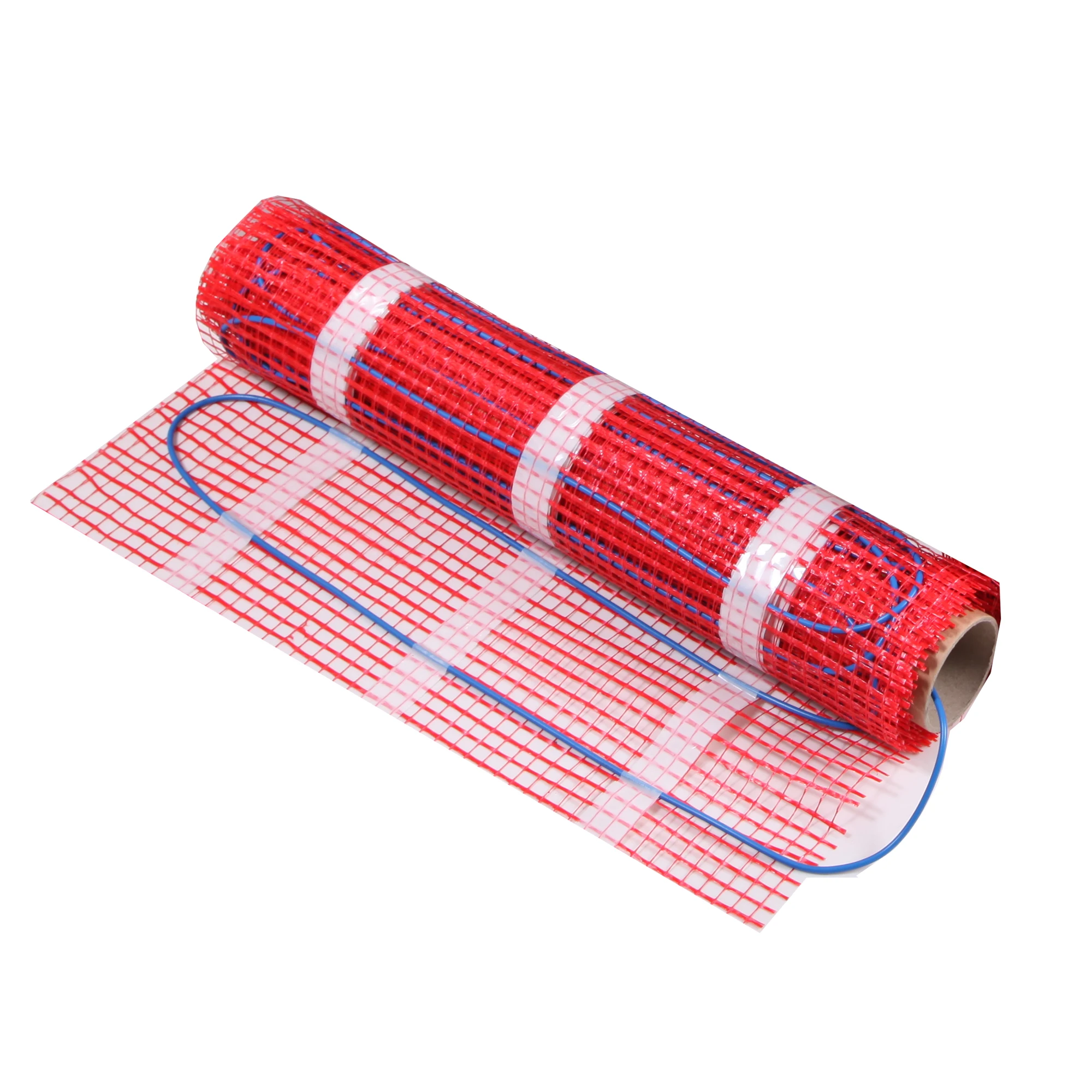 230V Professional Safe Long Lasting Insulation Adhesive Electric Dual Core Underfloor Tiles Heating Mat Kit Warming Your Feet