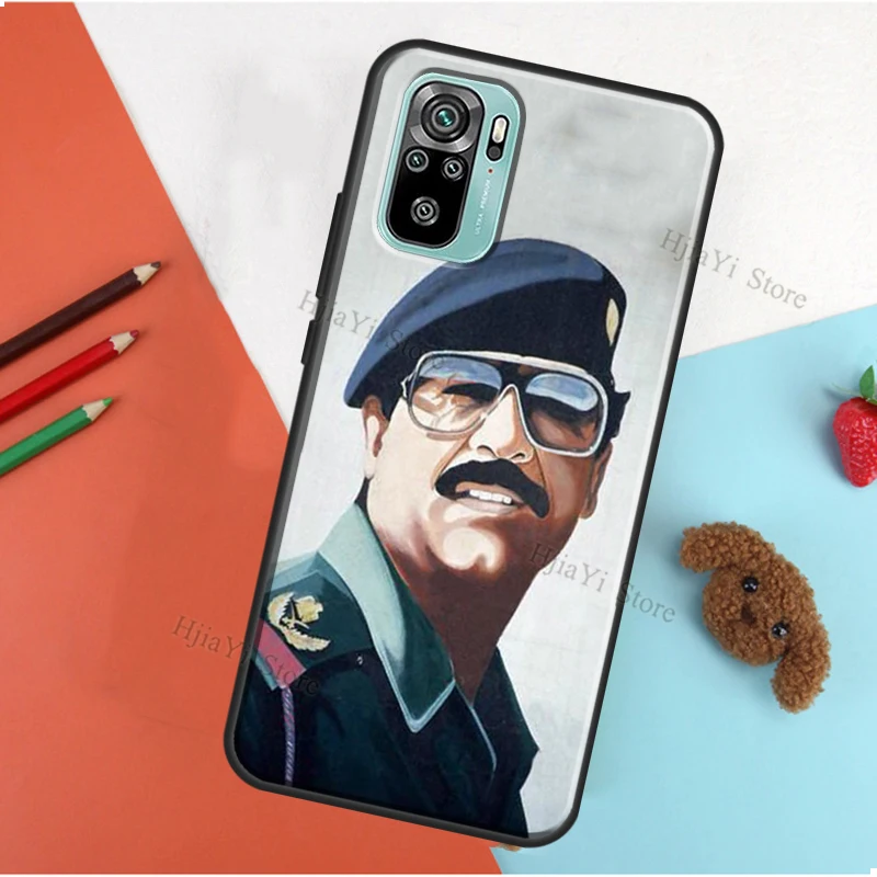 Saddam Hussein Iraq Arabic For Xiaomi Redmi Note 10 Pro 7 8 9 8T 9S Phone Case For Redmi 9 9A 9C 9T K40 6A 7A 8A