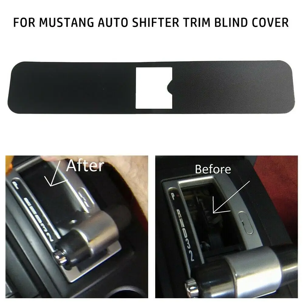 Car Interior Accessories Auto Gear Selector Shifter Trim Console Blind Cover Cap For Ford Mustang 2005 2006 2007 2008 2009