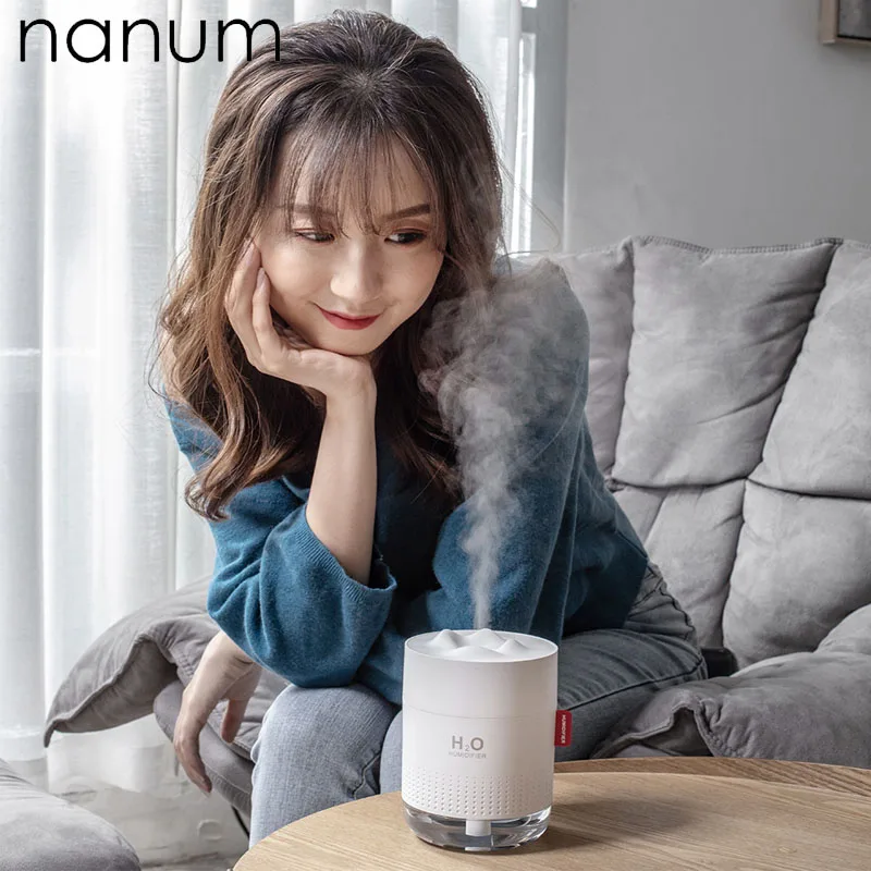 Aroma Essential Oil Diffuser Mini Ultrasonic Snow mountain Humidifier Air Purifier LED Light USB Car air freshener Mist Maker