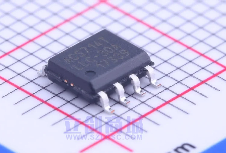 

1 PCS/LOTE ACS714LLCTR-30A-T ACS714LLCTR-30A ACS714LLCTR ACS714T SOIC-8_150mil 100% New and original