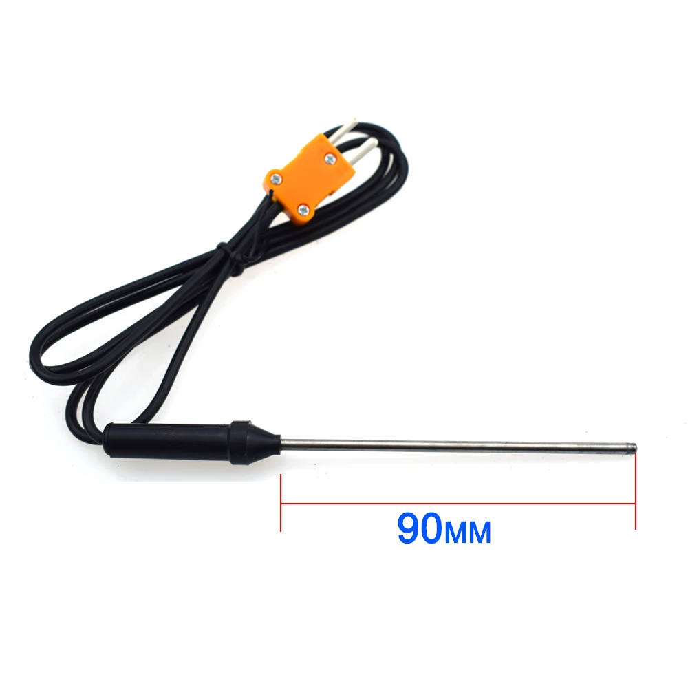 1PCS 1M TP-02 K Type Thermometer Temperature Sensor Thermocouple Probe -40~750 for 6801B/902C/82040