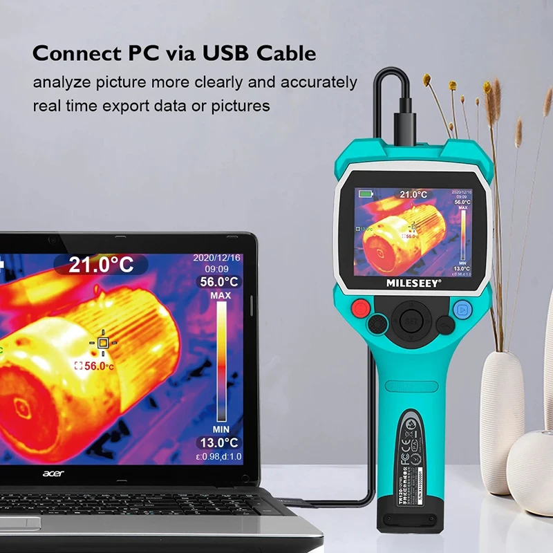 Handheld Infrared Thermal Imager Dual-Camera Infrared Temperature Thermal Imaging With Rechargeable Li-On Battery thermal camera