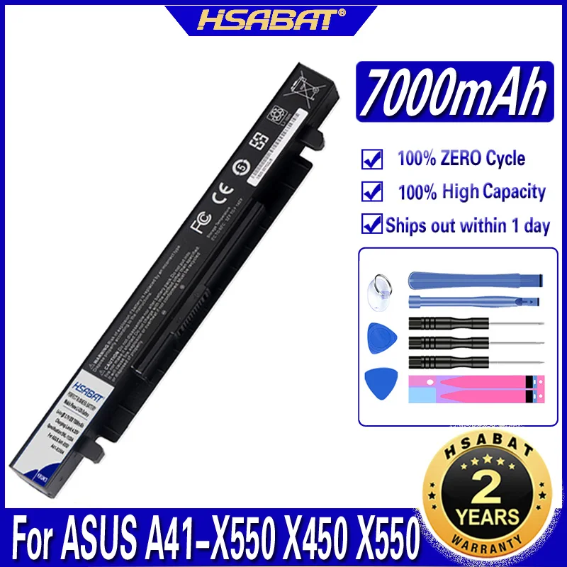 X550 7000mAh Battery for Asus A41-X550 A41-X550A A450 A550 F450 F550 F552 K550 P450 P550 R409 R510 X450 X550 X550C X550A X550CA