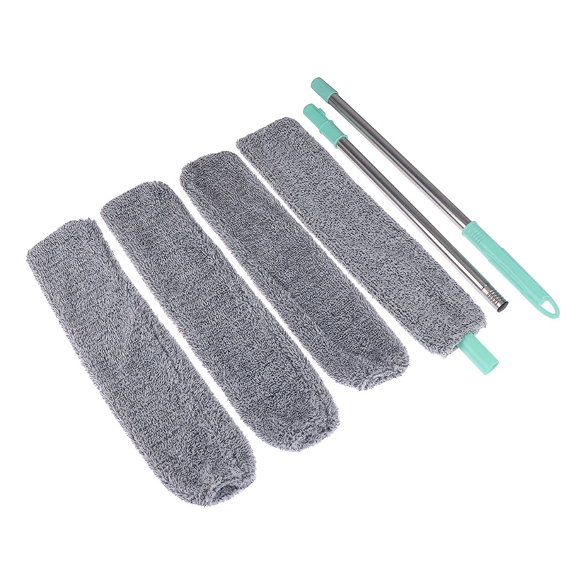 Long handle Bedside Dust Brush Mop Flexible Microfibre Dust Brush for Sofa Gap Extensible Dust Cleaner Household Cleaning Tools