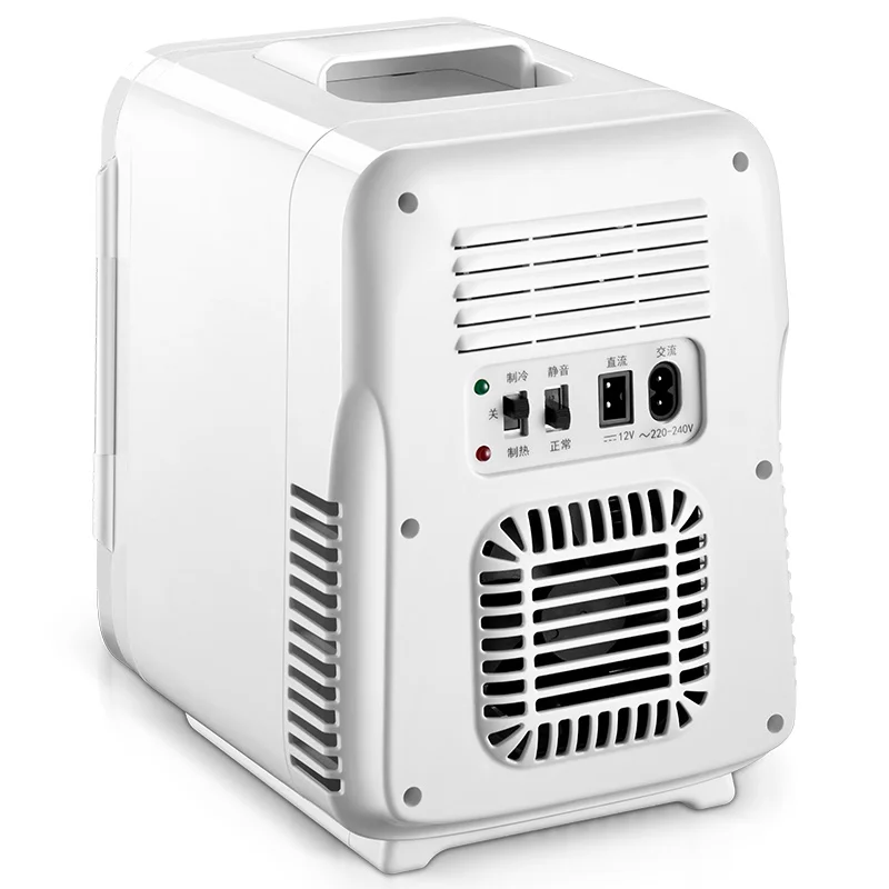 Lodówka samochodowa 4L z Bluetooth Mini Beauty lodówka kosmetyczna przenośna strona główna do chłodzenia żywności lub ciepła gorąca sprzedaż 12V/220V BX15