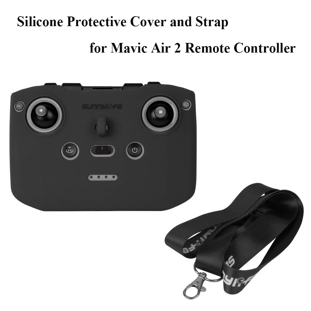 for DJI Mavic MINI 2 Silicone Protective Cover with Strap Remote Controller Protective Sleeve for Mavic Air 2 Mavic pro 3