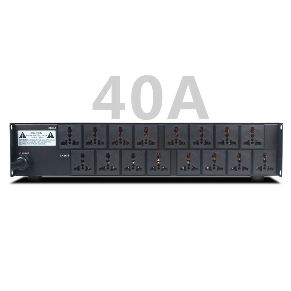 Professional 16 Channels Power Sequence For Power Supply to Audio Mixer Power Amplifier DSP Processor Line Array