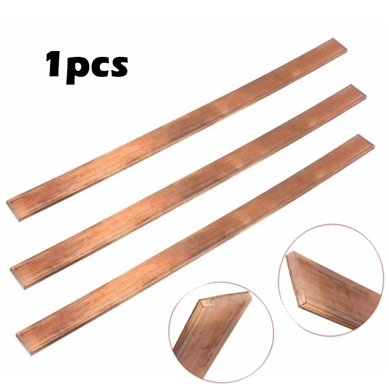 1 pz 99.95% Rame Puro Spessore Striscia di Rame Rosso Rame Pad Lamina di Rame Piastra di Rame Bar FAI DA TE Materiale CNC Nuovo Caldo