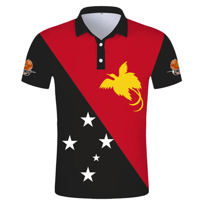 

Papua New Guinea Polo Shirt Diy Free Custom Made Name Png Polo Shirt Nation Flag Pg Guinean Country College Print Photo Clothes