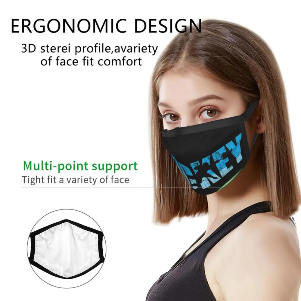 Ice Hockey Player Winter Sports Skater Gift Funny Print Reusable 2743 Scarf Face Mask Ice Skating Ice Hockey Icehockey Ice