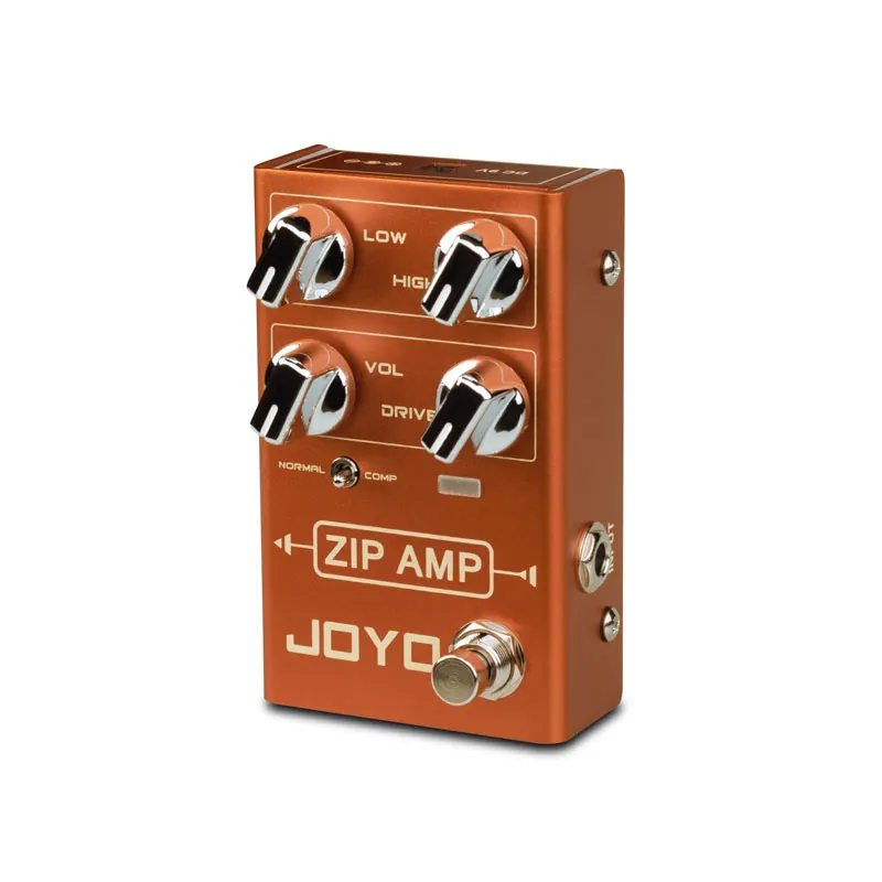 Imagem -03 - Joyo R04 Efeitos de Guitarra Pedal Zip Amp Overdrive Pedal Rocker Compressão Overdrive Mini Processador Pedal Tremolo Acústico