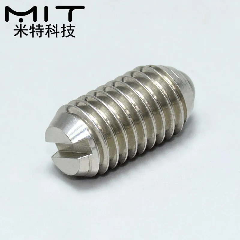 factory outlet Stainless Steel Ball Plungers with Ball and Slot M3 M4 M5 M6 M8 M10 M12 M14 M16 M18 M20 M25 M30 M40
