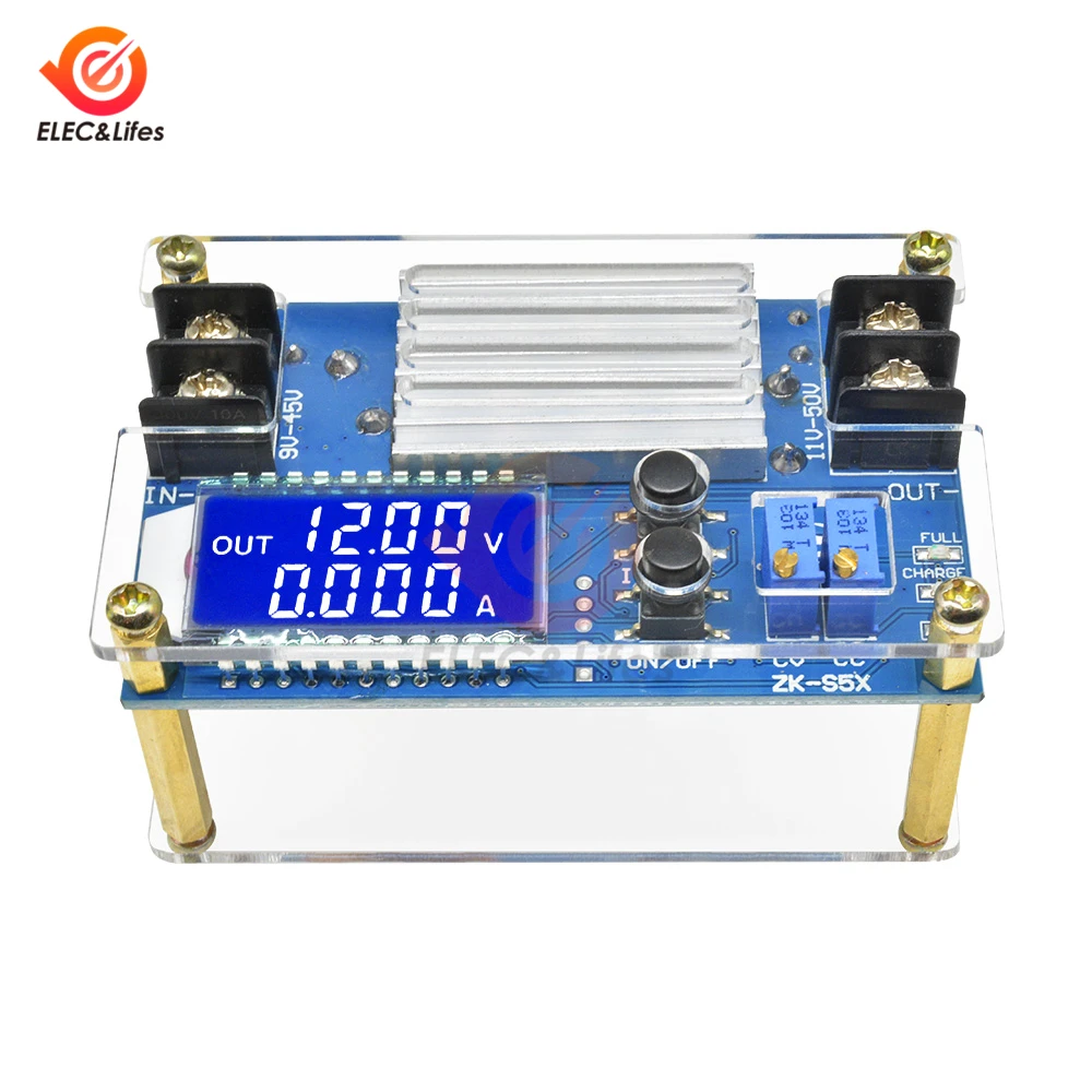 5A 90W boost constant current constant voltage power supply module DC-DC converter 9-45V To 11-50V step up module board