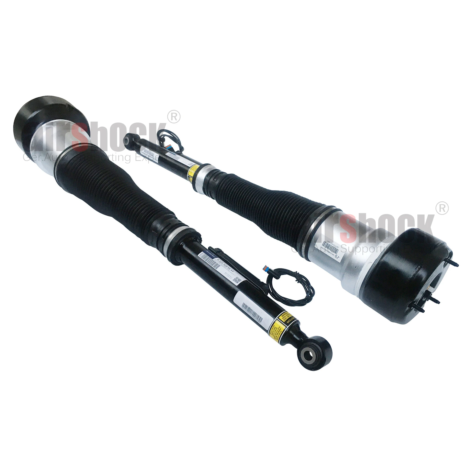 AirShock 1*Pair Rear Air Suspension Shock Absorber Strut Assembly Fit Mercedes-Benz W221 2213205513 2213205613