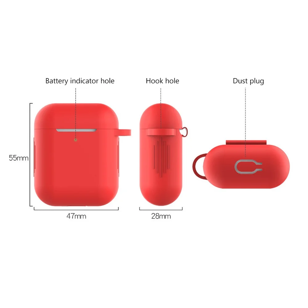 New Silicone Wireless Bluetooth Earphone Protective Storage Case for 1 2 headset