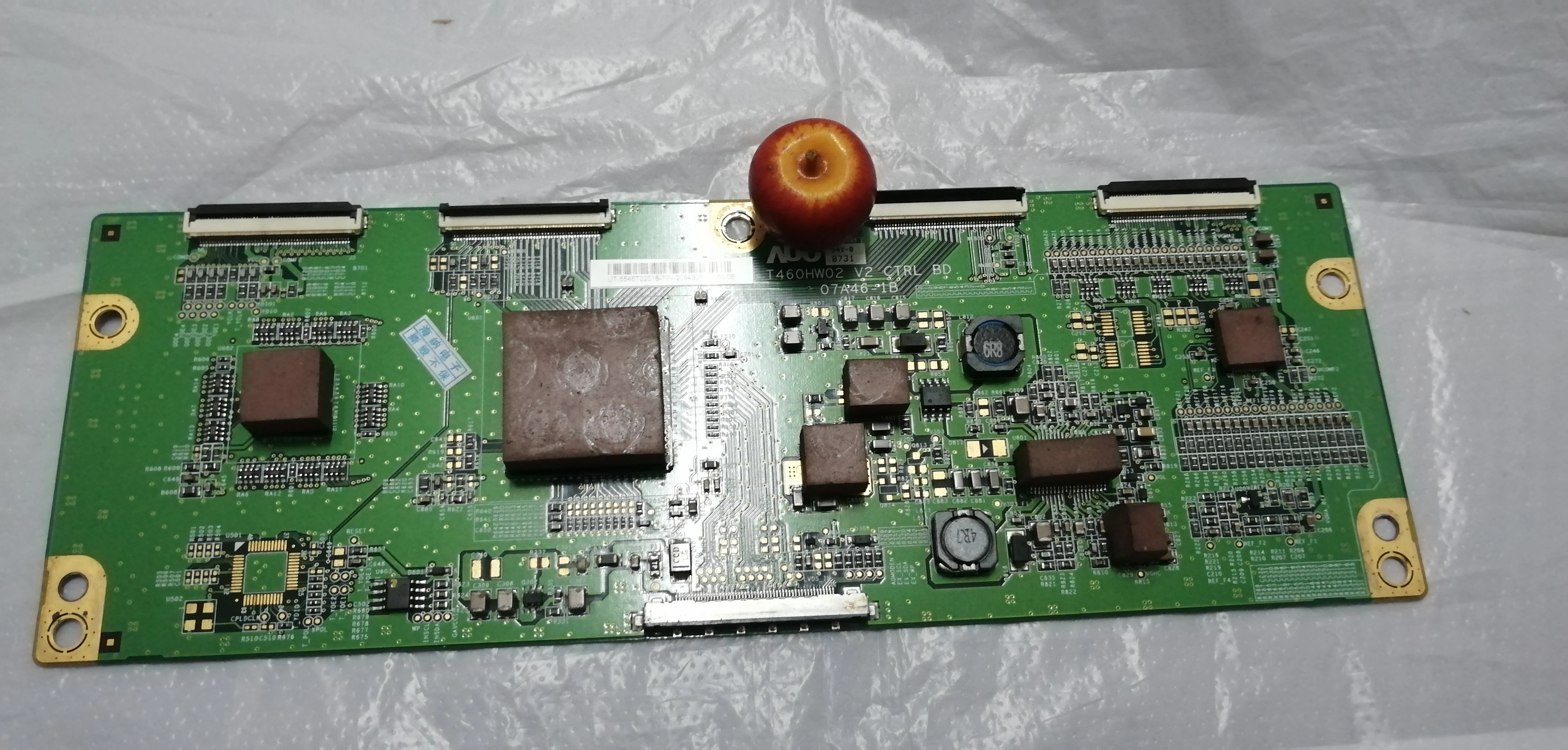 Placa lógica lcd t460hw02 v2 07a46-1b, placa lógica com conectores