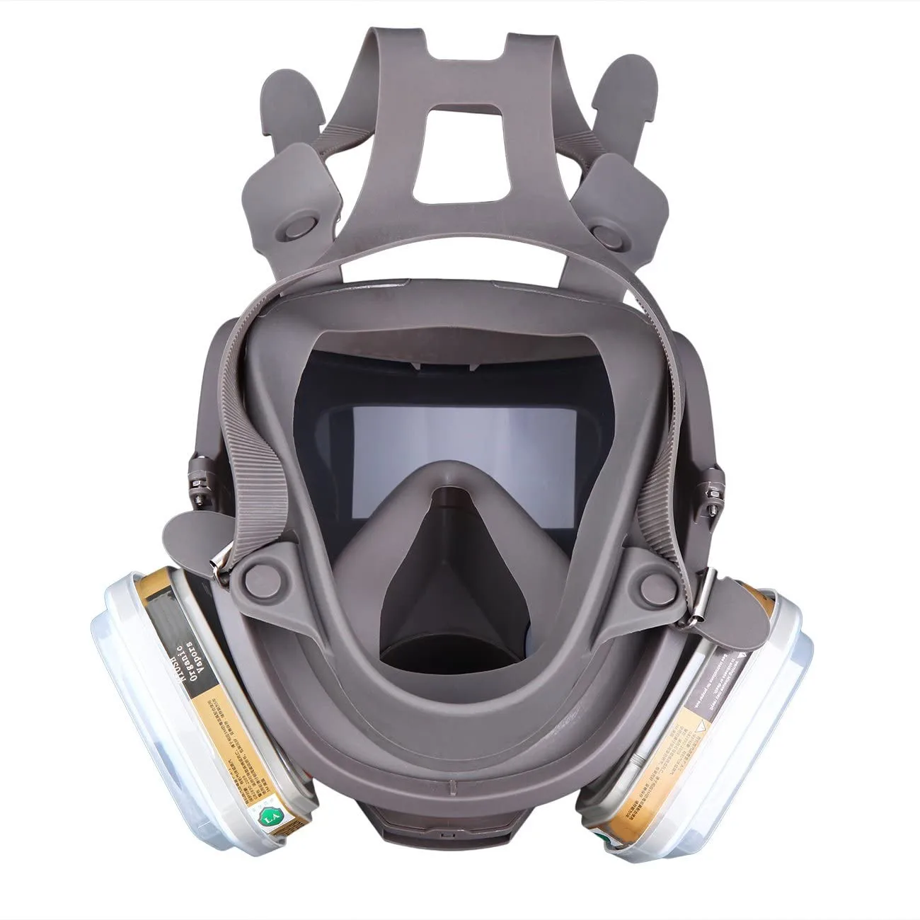 6800 Dust/Gas Mask With Filters&Cottons Full Face Respirator For Spray Paint Coating Chemical Industry Welding Anti-Fog Reusable