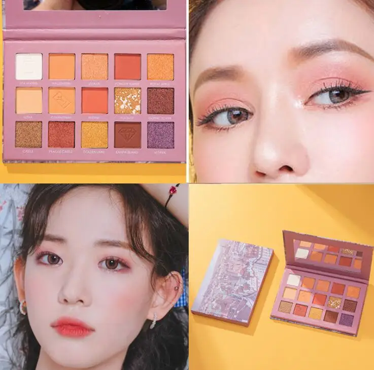 Paleta Cieni do Powiek Beauty Glazed Mysterious Natural Matte Pearlescent Highlight Paleta Cieni do Powiek Trwała Uroda