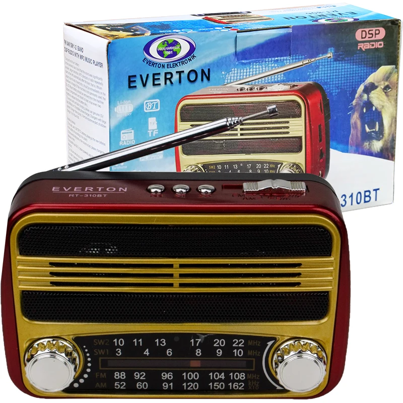 EVERTON RT-310BT * RT-307 * VT-3077 USB Lİ RADIO * MUSIC BOX USB/SD/FM/SW