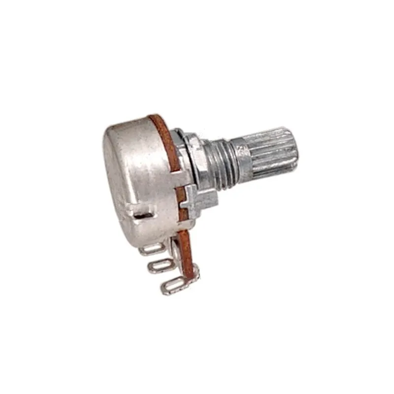 2 Stück B250k 15MM E-Gitarren- und E-Bass-Potentiometer Gitarrenzubehör Lautstärkeregler Musikinstrument – Detail 4