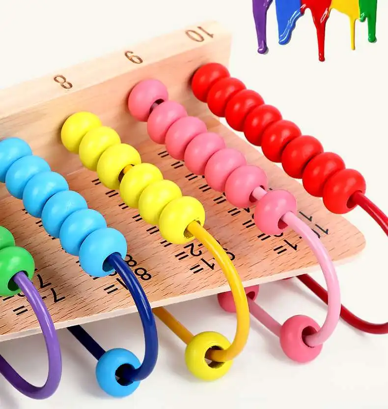 Child student calculation rack counter arithmetic addition and subtraction math arithmetic teaching aids abacus toy