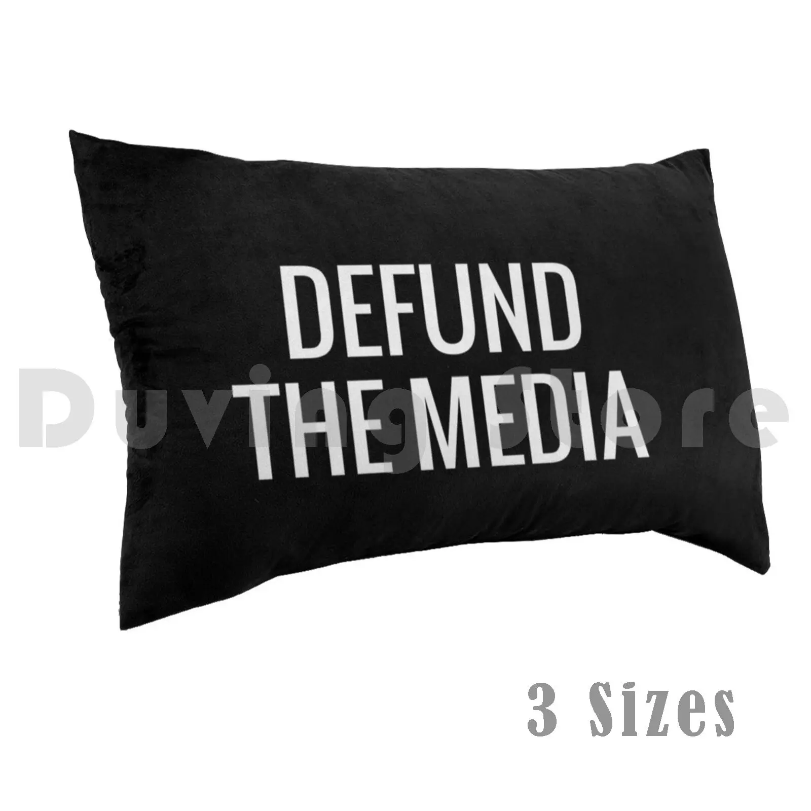 Defund The Media Pillow Case Printed 35x50 Antier Anti Truther Of Speech Conform Defund The