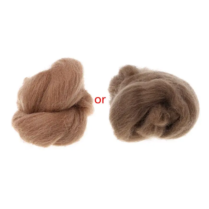 Fashion Wool Corriedale Needlefelting Top Roving Dyed Spinning Wet Felting Fiber Dropshipping