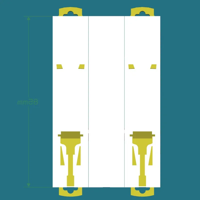 D Type 3P 6A 10A 16A 20A 25A 32A 40A 50A 63A Miniature Circuit Breaker Leakage Protection Acti 9 Series IC65H Air Switch