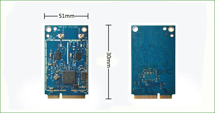 WAVE2モジュールQCA9886 5.8グラムハイパワーミニpcieワイヤレスネットワークカードモジュールopenwrtの