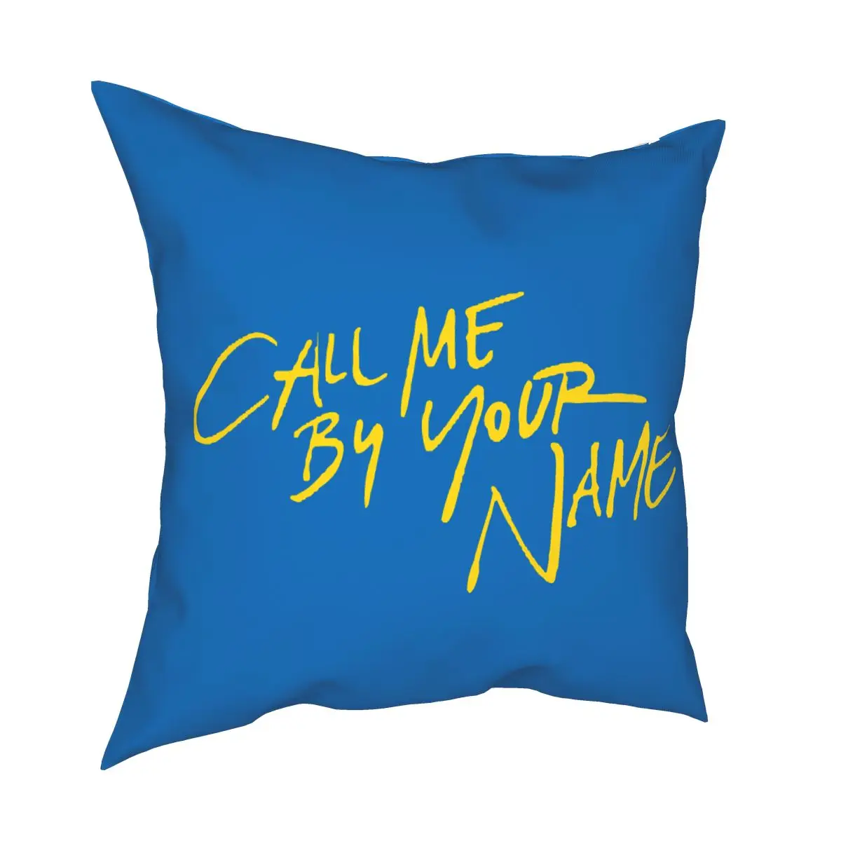 Call Me By Your Name Blue Pillowcase Home Decorative Cushion Cover Throw Pillow for Home Polyester Double-sided Printing