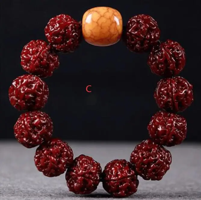 King Kong Bodhi Bracelet Men's Five or Six Petals Buddhism Beads Bracelet