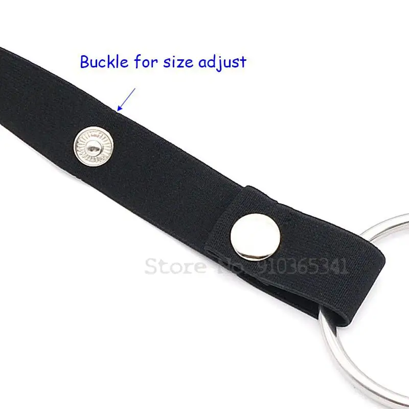 Fixed belt for cock cage, Size adjustable strapon male chastity device tied penis cage, Belt with ring no chastity cage sex toys