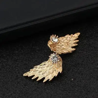 New fashion Retro Stereo Angel Wings Stud Earrings For Women girl Accessories  jewelry wholesale