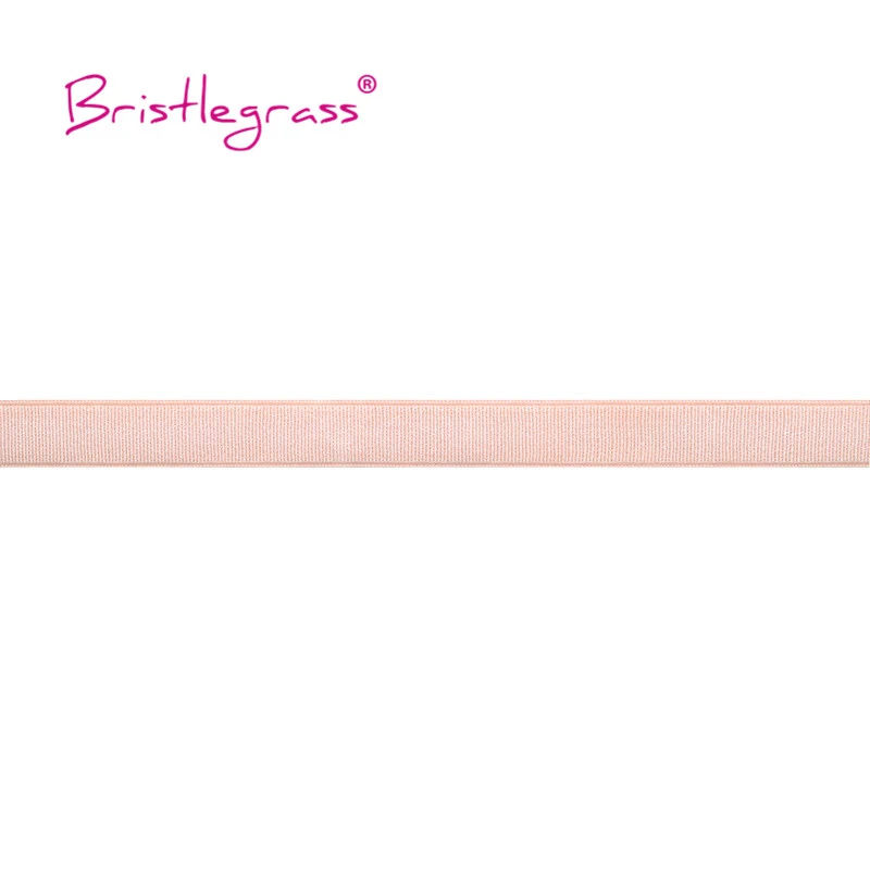 BRISTLEGRASS 2 5 10 Yard 3/8" 10 mm glänzender Nylon-BH-Träger, elastisches Spandex-Satinband, Schulterband, Unterwäsche, Dessous, Nähbesatz – Detail 12