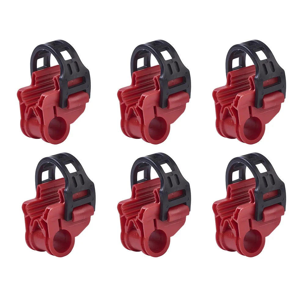 6pcs Car Bike Bicycle Rack Tow Hitch Mount, Carrier Spare Bar Hooks, Plastic Accessories, not including bike rack