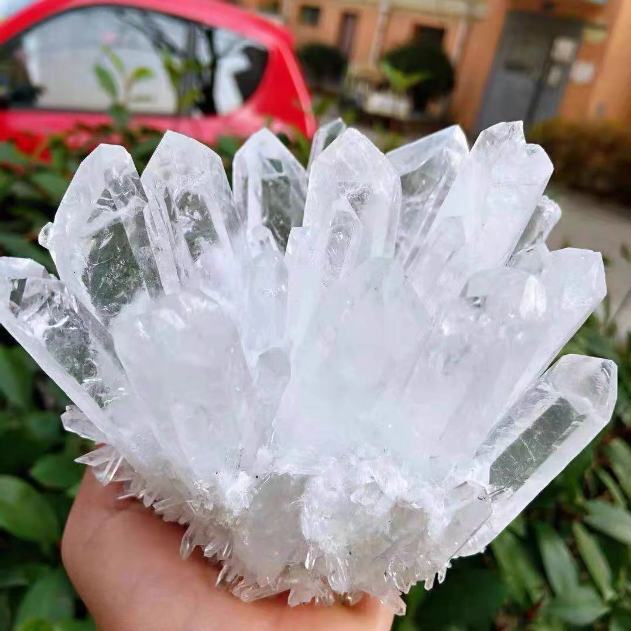 Natural Clear Quartz Crystal Cluster Minerals for Meditation Positive Healing Chakra Reiki Stone Home Furnishing decoration